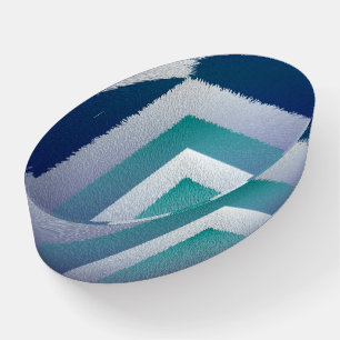 blue teal gray ex pastel paperweight