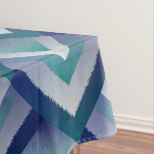 blue teal gray ex pastel tablecloth