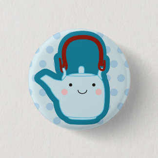 Blue Teapot Button