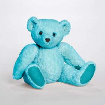 Blue Teddy Bear by Bears4Humanity at Zazzle