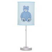 Blue Teddy Bear Desk Lamp (Front)