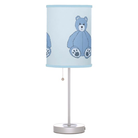 Blue Teddy Bear Desk Lamp (Right)