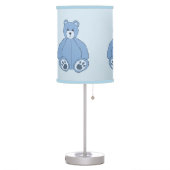 Blue Teddy Bear Desk Lamp (Left)