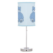 Blue Teddy Bear Desk Lamp (Back)