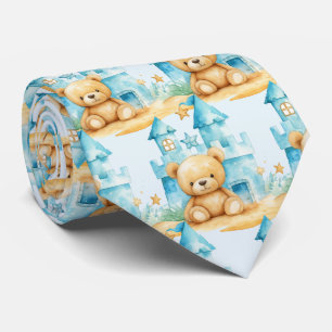 Blue Teddy Bear  Neck Tie