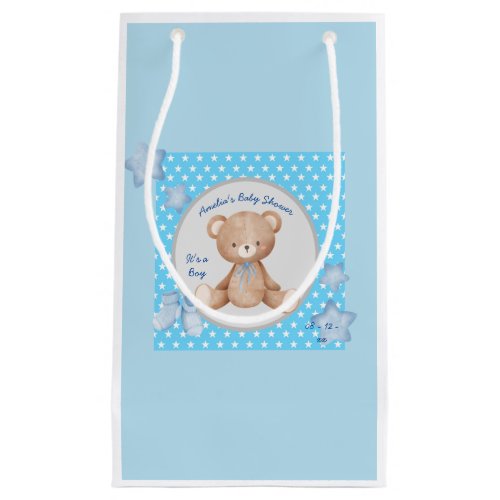  Blue teddy little star Gift Bag