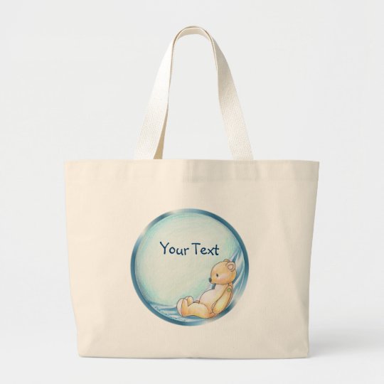 Blue Teddybear Bag