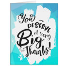 Big Giant Thank You Card | Zazzle.com