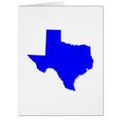 Blue Texas Shape Cards (Front)