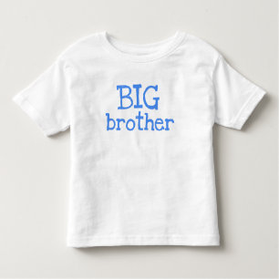 Blue Text Big Brother Toddler T-shirt