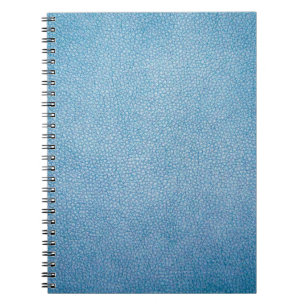 Blue textile notebook