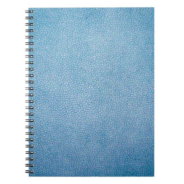 Blue textile notebook (Front)