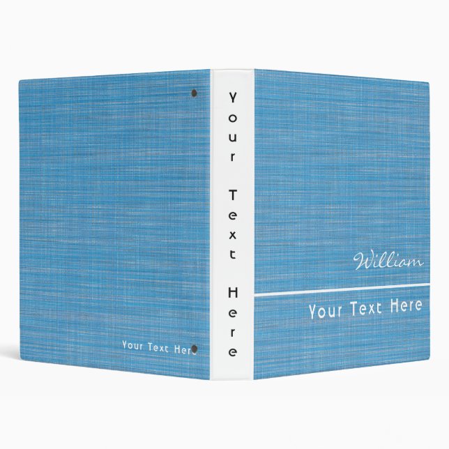 Blue Texture 3 Ring Binder (Background)