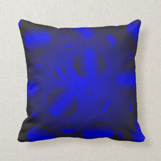 Blue texture throw pillow