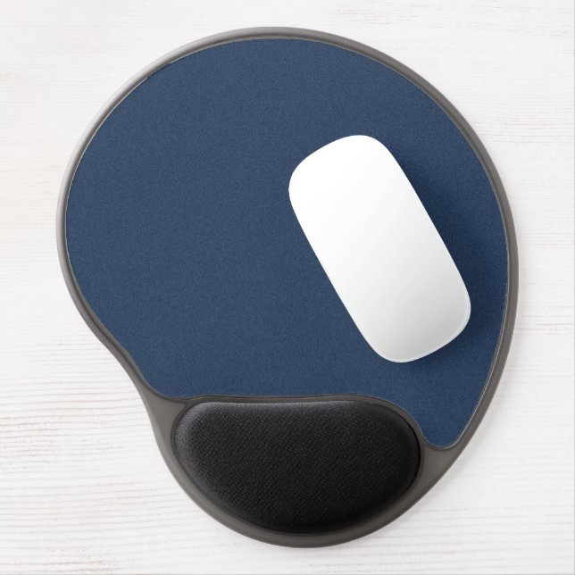 Blue Textured Comfort Grip Ergonomic Gel Mouse Pad (Left Side)