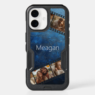 Blue Textured Film Strip Photo Otterbox Case