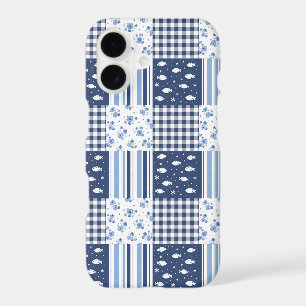Blue Textures iPhone 17 Case