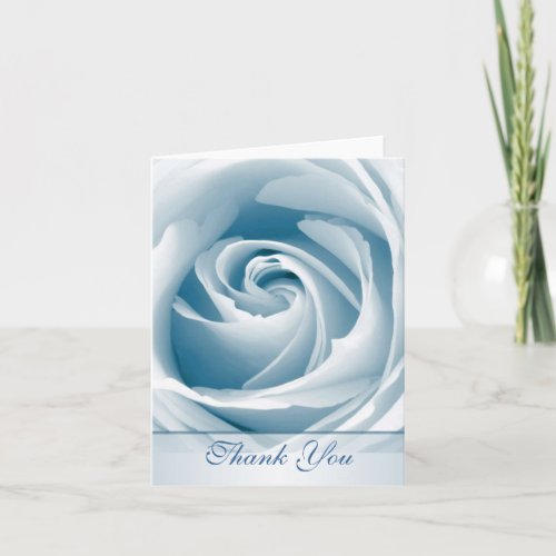 Blue Thank You Card