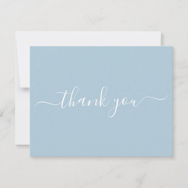 Blue Thank You Note (Front)