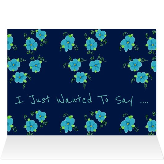 Blue Thinking Of You (Inside Horizontal (Top))