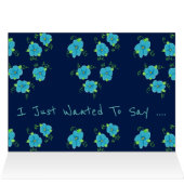 Blue Thinking Of You Cards (Inside Horizontal (Top))