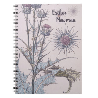 Blue Thistle Notebook