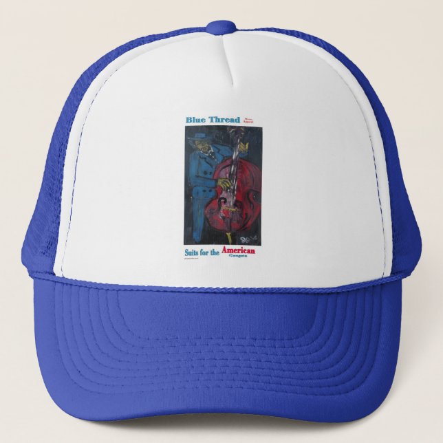 Blue Thread Suits Hat (Front)