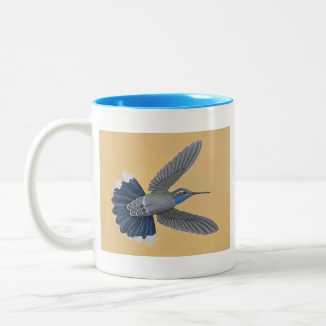 Blue-throated Hummingbird Two-tone Mug (Left)
