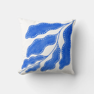 Blue Throw Pillow