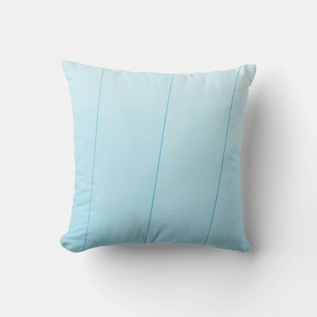 Blue Throw Pillow (Front)