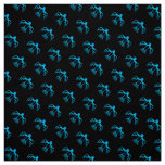 Blue Thunderbird Pattern Fabric