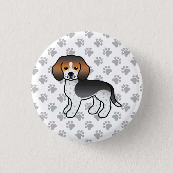 Beagle Dog Breed Pinback Button Pin Badge 
