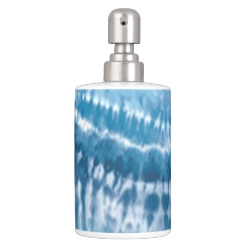Blue Tie Dye Bath Set Zazzle