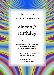 tie dye party invitations zazzle