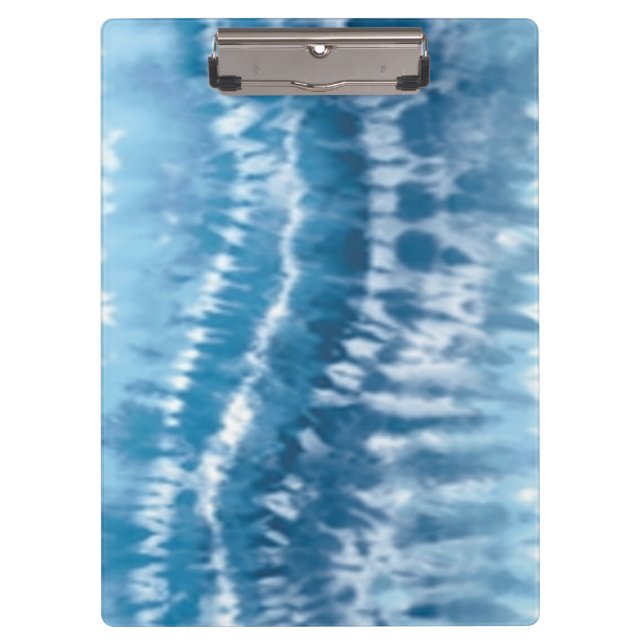Blue Tie Dye Clipboard (Front)