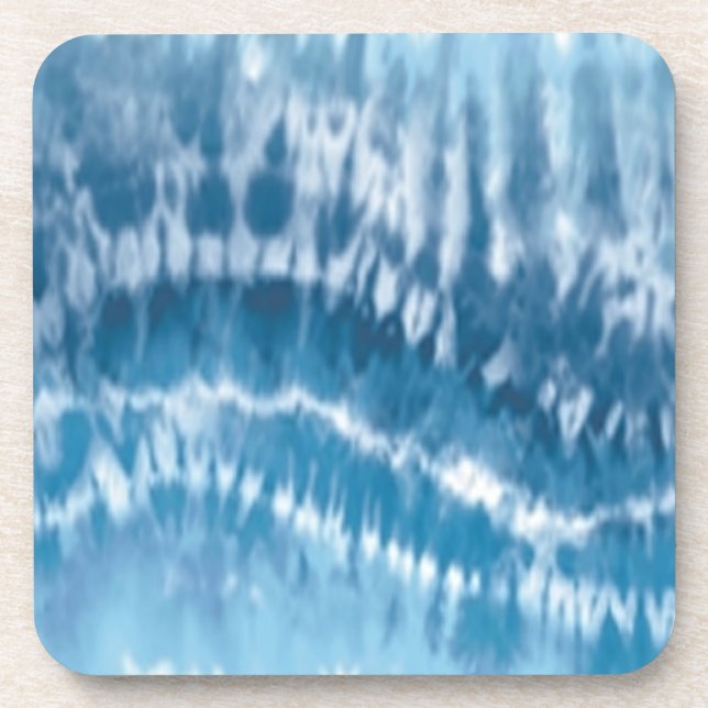 Blue Tie Dye Coasters (Front)