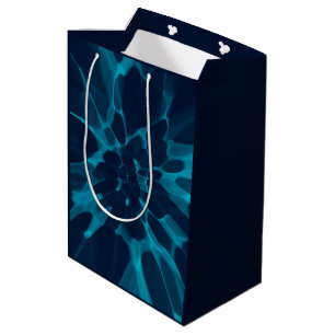 Blue Tie dye Medium Gift Bag