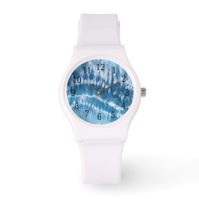 Blue Tie Dye Watch (Front)