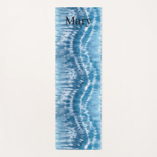 Blue Tie Dye Yoga Mat