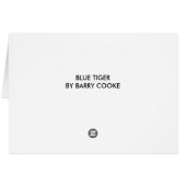 BLUE TIGER (Back Horizontal)