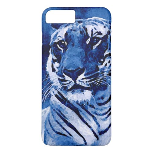 Blue Tiger Artwork iPhone 7 Plus Case