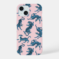 Blue Tiger Asian Pattern