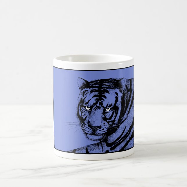 BLUE TIGER COFFEE MUG (Center)
