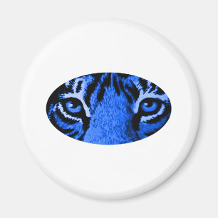 Blue Tiger Eyes The MUSEUM Zazzle Gifts Magnet