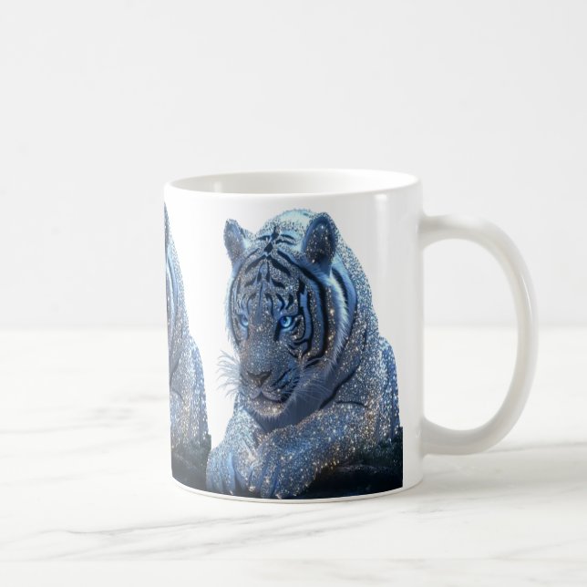 blue tiger Mug (Right)