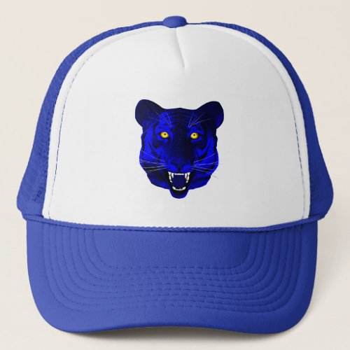 Blue Tiger Trucker Hat
