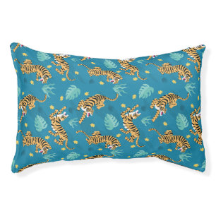 Blue Tigers Pet Bed