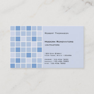 Blue Tile Business Card