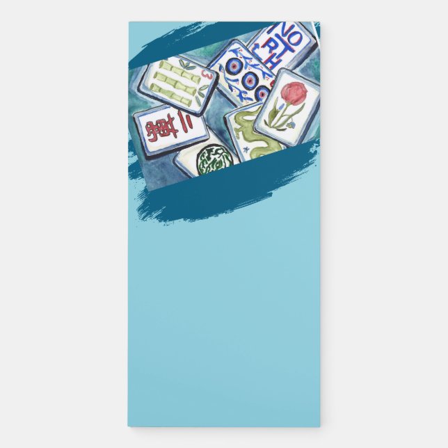 Blue tile memo pad (Front)