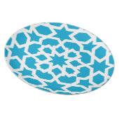 Blue tile of arabesque Moroccan and mosaic Dinner Plate (Right Side)
